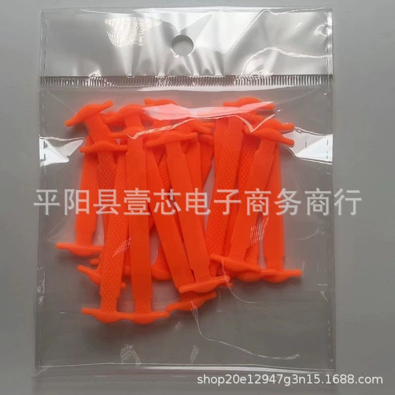 Elastic universal shoelace buckle, silicone shoelaces
