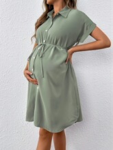 S 14131 Button Down Maternity Dress �и�����ȹ �羳ŷ��
