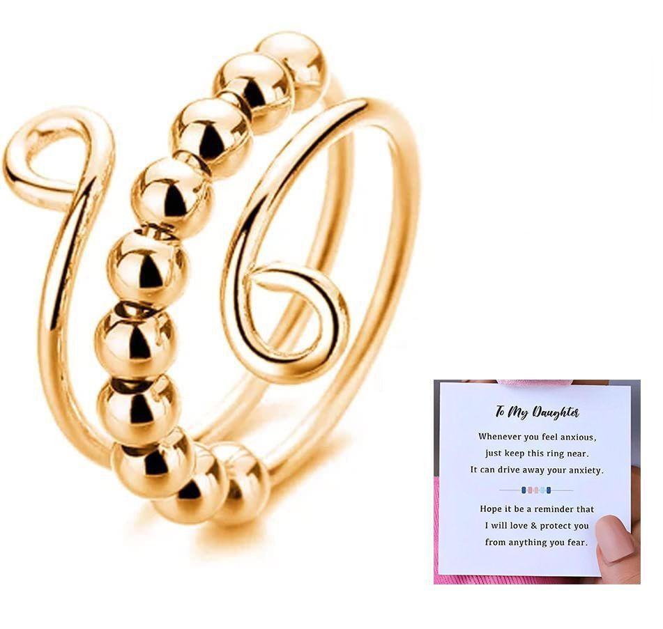Plating Design Copper Plating Geometric Beads Open Rings