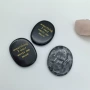 天然刻字定制拇指薄片