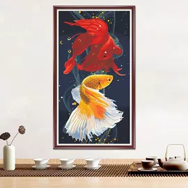 十字绣;布艺绣品;钻石画、皮画