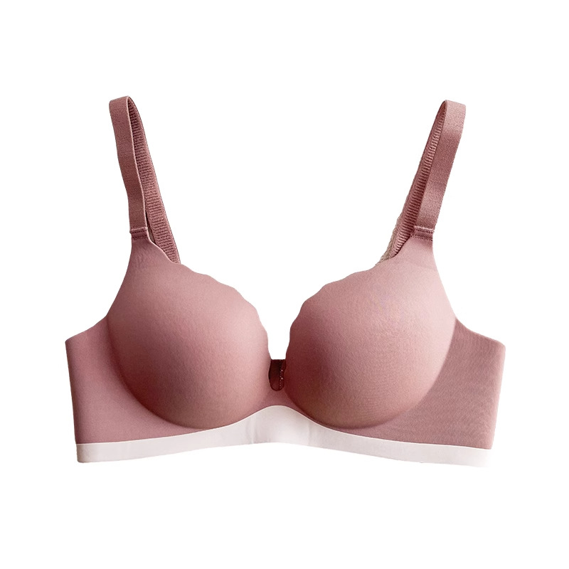 Ropa interior grande sin costuras, mujer A a C sexy, deseo puro, anti-flacidez, sujetador de pecho plano integrado