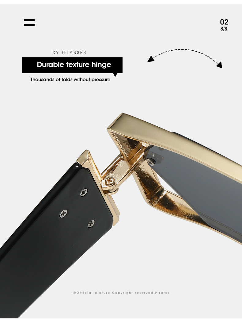 Occhiali da sole alla moda Hip-Hop Ins con montatura a goccia da uomo, stile 2025_voghion.com