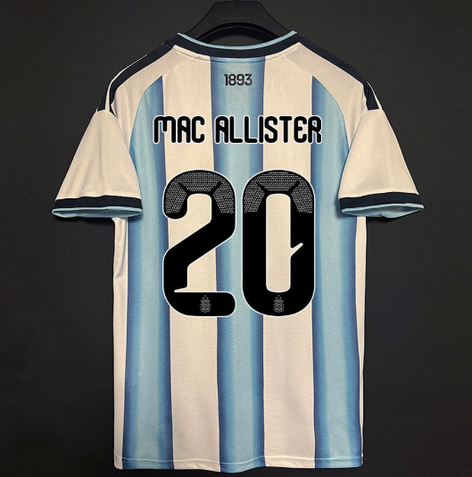 2627 Copa del Mundo Argentina fans edición de Messi 10 Dybala 21 camiseta de fútbol se puede enviar a través de la frontera