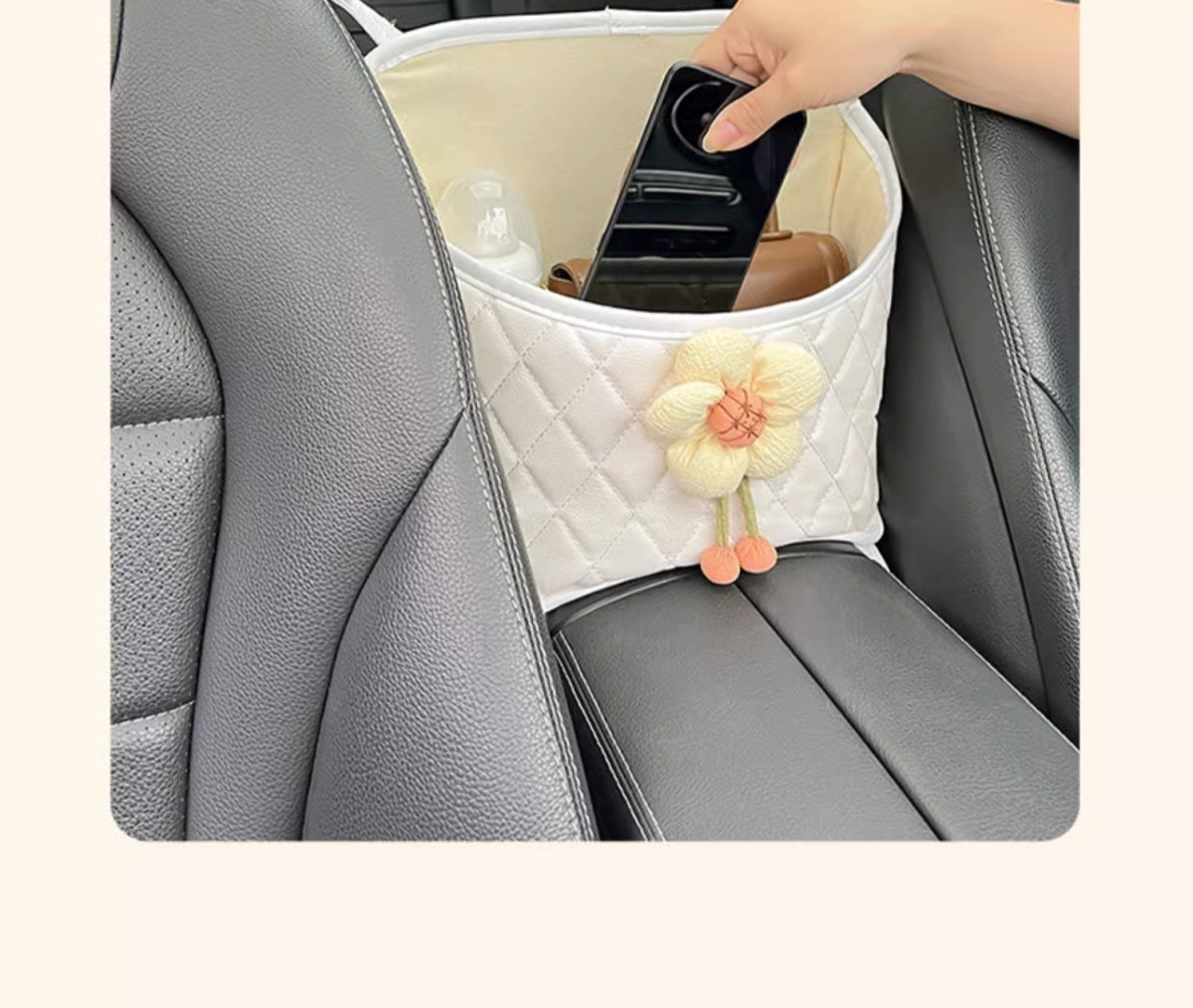 Car Seat Organizer, Handbag Holder Between Seats