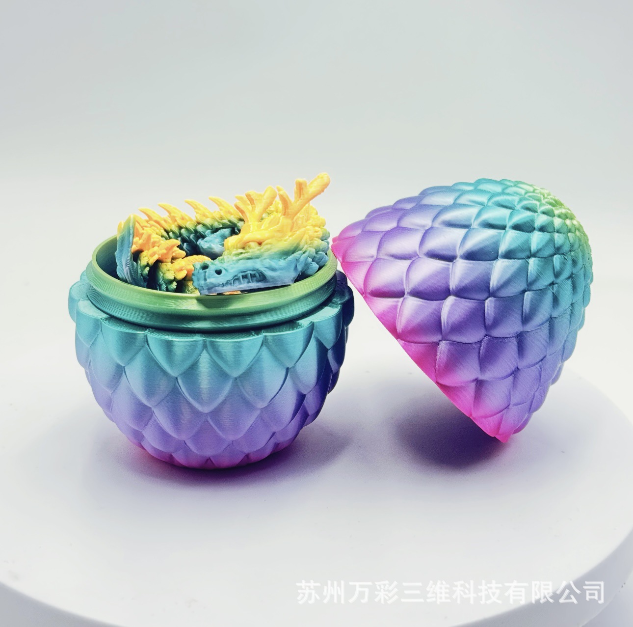 Rainbow-colored dragon egg + dragon (results are random)