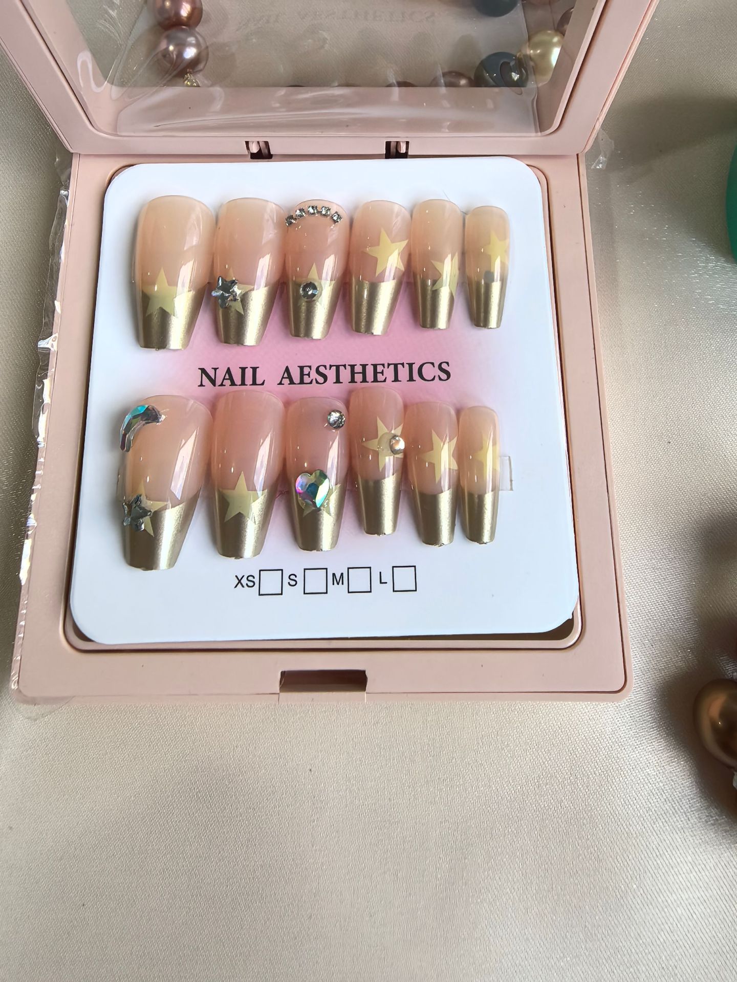 Caja de exhibición marco de fotos más taladro manicure suministro fuente de uñas DIY francés color delgado manicure falso salón al por mayor