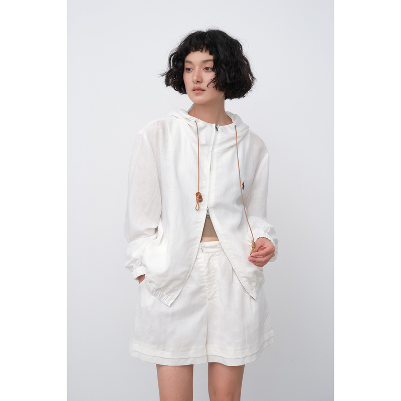Neihe Tencel Linen Hooded Zipper Embroidered Breathable Shirt Jacket for Women Spring and Summer New Style 258311 Neihe Tencel Linen Hooded Zipper Embroidered Breathable Shirt Jacket for Women Spring and Summer New Style 258311