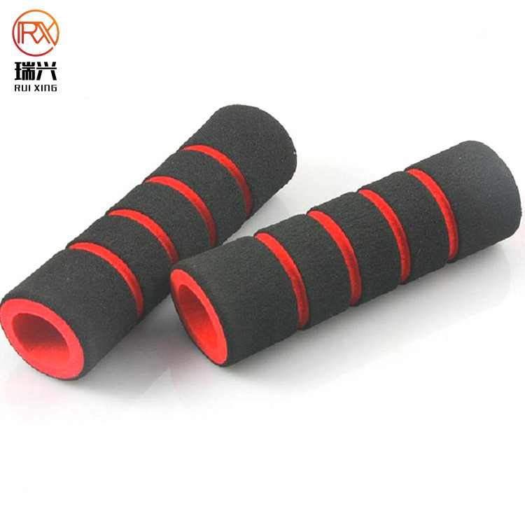 橡胶海绵手柄 eva发泡耐磨手柄 双色防滑橡塑软管运动器手把套