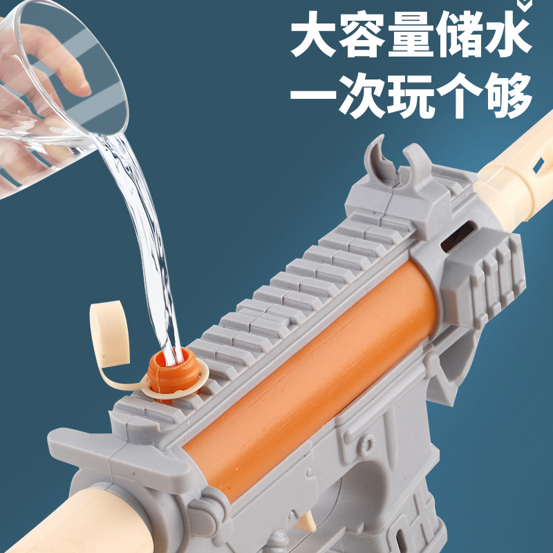 Nuevo juguete de pistola de agua para niños Juego de playa de verano botón al por mayor lindo color caramelo pequeña pistola de agua salpicaduras de agua Festival