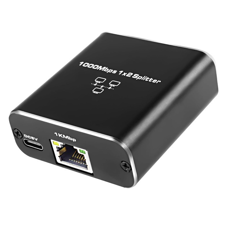 Network Three-Way Head Gigabit Network Splitter Rj45 Network Port One-To-Two Network Cable Splitter Simultaneous Network Port Network Three-Way Head Gigabit Network Splitter Rj45 Network Port One-To-Two Network Cable Splitter Simultaneous Network Port