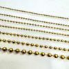 Spherical round beads, copper accessory, chain