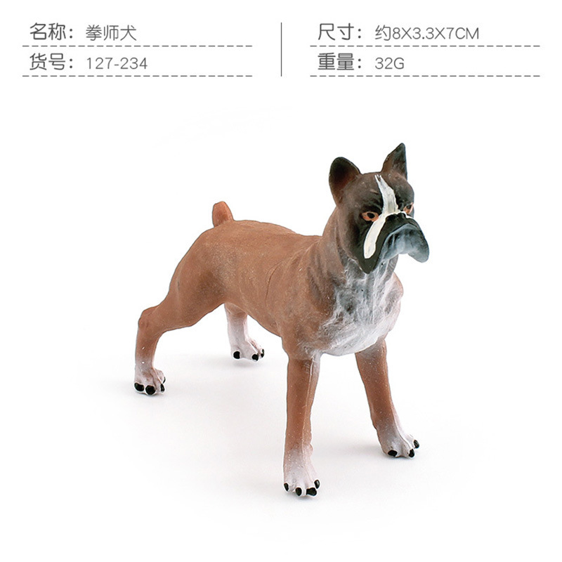 Transfronterizo simulación Husky Bulldog bull terrier boxeador perro pastor newpoliton perro modelo adornos estáticos