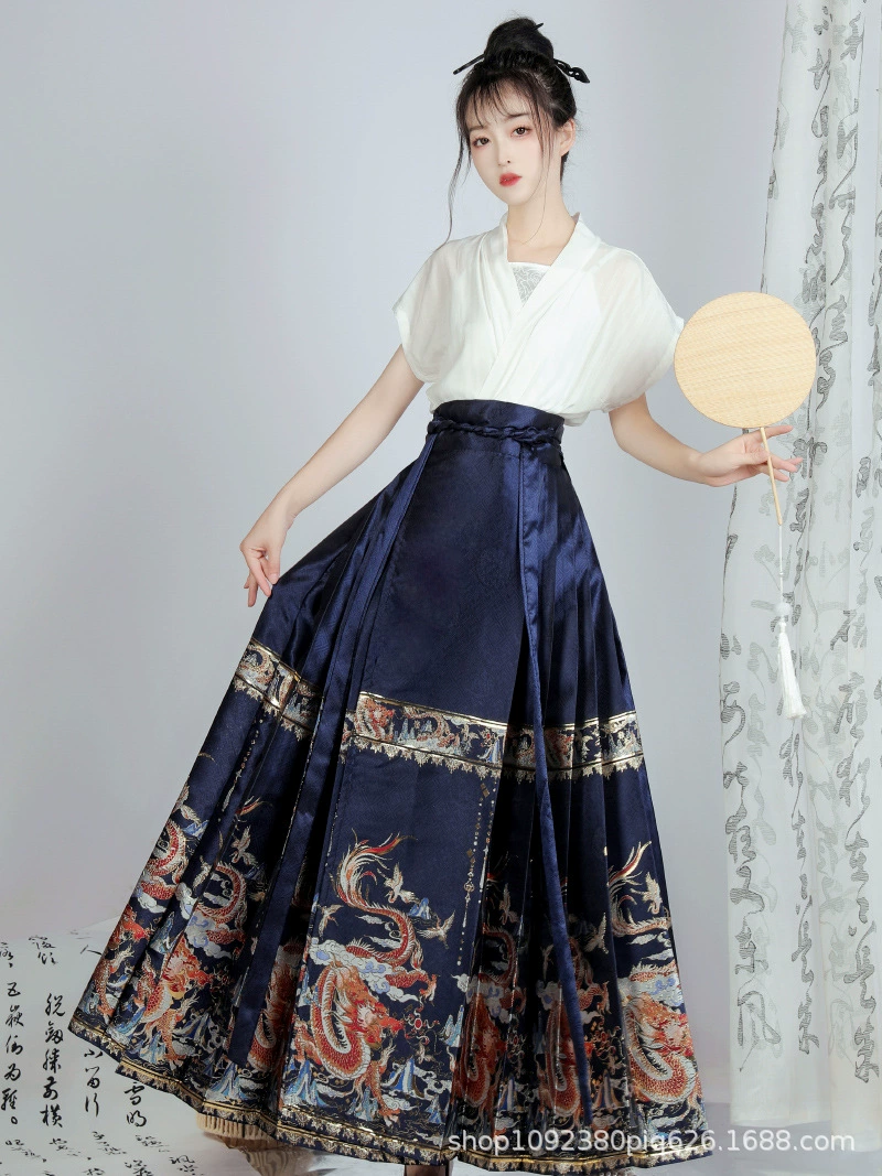 Genuine summer thin Hanfu, Chinese style, full set