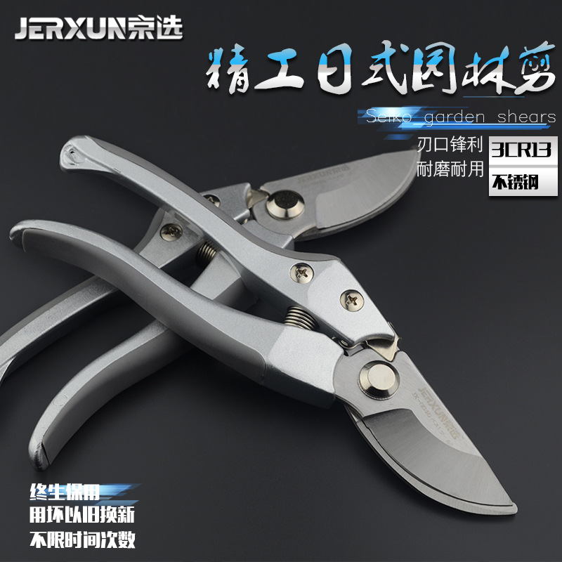 京选修枝剪园林园艺剪刀果枝剪修花剪刀果树木粗枝剪工具