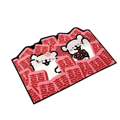 Line Puppy Wedding Room Decoration Avtomobil döşəmə paspasları