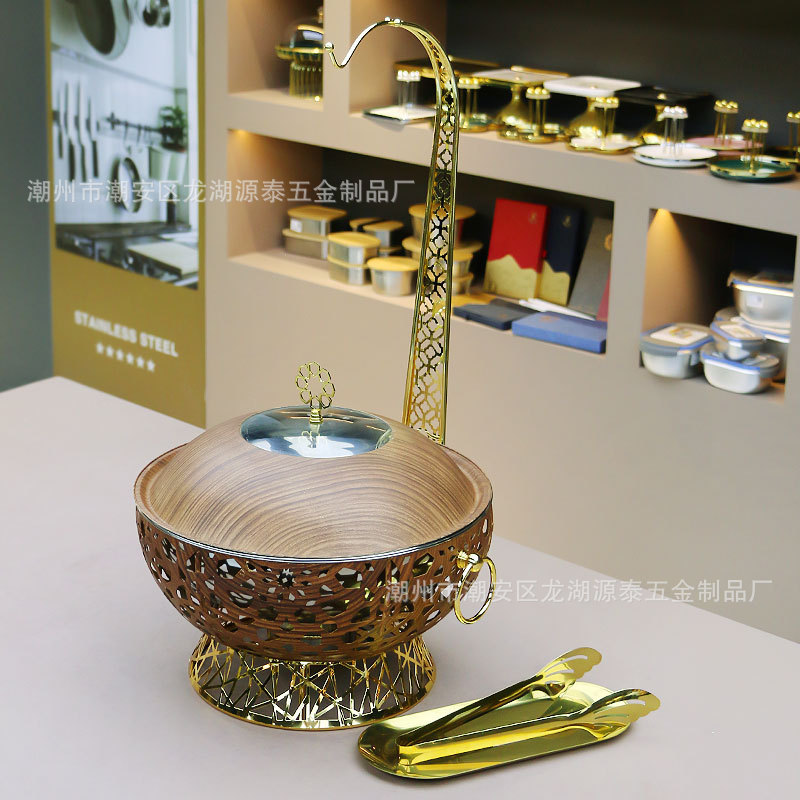 批发跨境不锈钢自助餐炉酒精加热保温锅Hanging Chafing Dishes|undefined