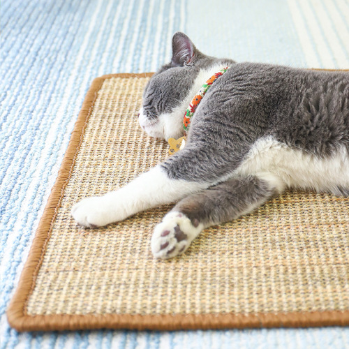 Sisal cat scratching mat, anti-cat scratching sofa protection, large scratch-resistant sleeping mat, sisal mat, cat pet supplies, cat scratching board