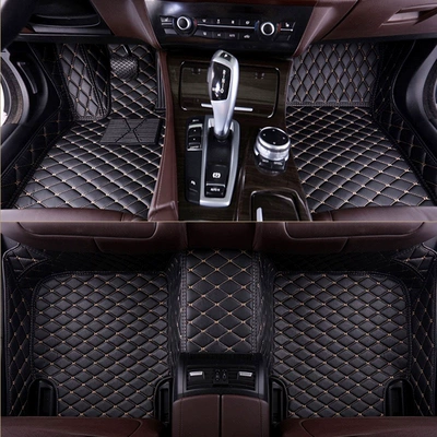 Cross-Border E-Commerce Supplies Thickened, Modelə uyğun ayaqaltı - special-car-one-version-per-car-leave-a-message-about-the-car-model-when-placing-an-order-black-rice-noodles