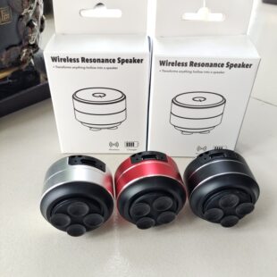 TWS Black Technology Bone Conducting Bluetooth Speaker Factory Cross-border Coupling Resonance Bone Conducting Subwoofer Bluetooth Speaker