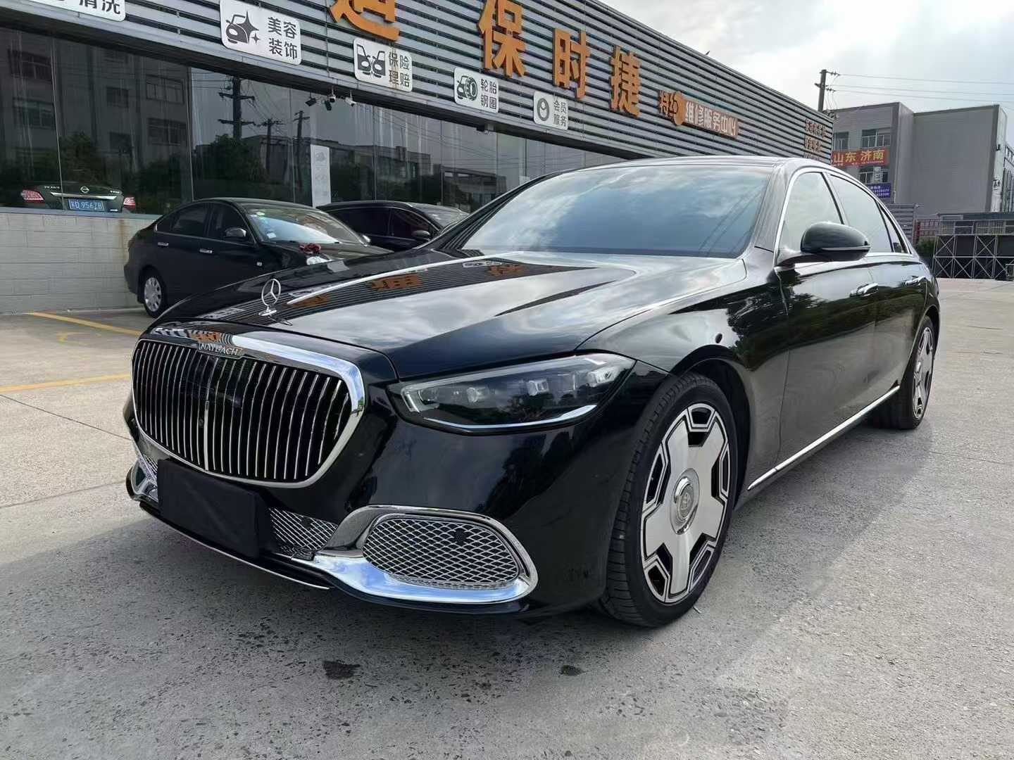 Suitable for 21-25 Mercedes-Benz S-Class modified W223 Maybach front and rear bumper, full grille surround kit