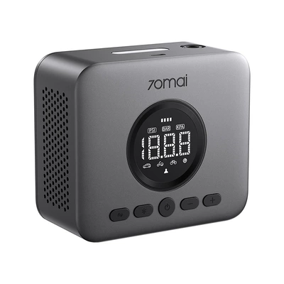 70Mai Wireless Air Pump Tp07 Car Inflator Portable Tire Inflator Digital Display (Hava nasosu) - 70mai-wireless-air-pump-tp07-black
