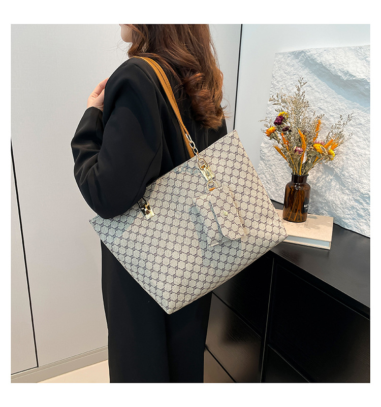 750g Weight Zipper Closure Type Double Shoulder Straps Strap Type Bag Sets Bags Type Daily Occasion PU Material Women's Backpack Backpack Geometric Pattern All Seasons Season Women's Gender Elegant, Basic Style Square Shape Women's PU Geometric Elegant Basic Square Zipper Bag Sets 9