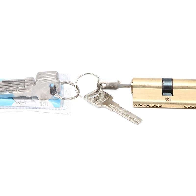 65-120mm mechanical door AB lock cylinder full copper iron handle lock cylinder wholesale interior door lock cylinder security door 2+6