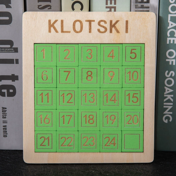 Digital Fifteen game, 25 cells, Huarun