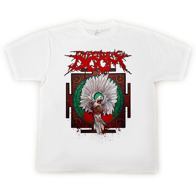 MEGADETH TRIVIUM Digital Direct Spray Rock High Street Summer Short sleeved T-shirt Men's Top_voghion.com