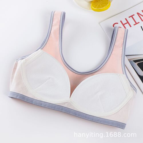 Developmental period underwear for girls, middle and high school students, chest wraps, medium and large girls and children, thin cotton bras and small vests