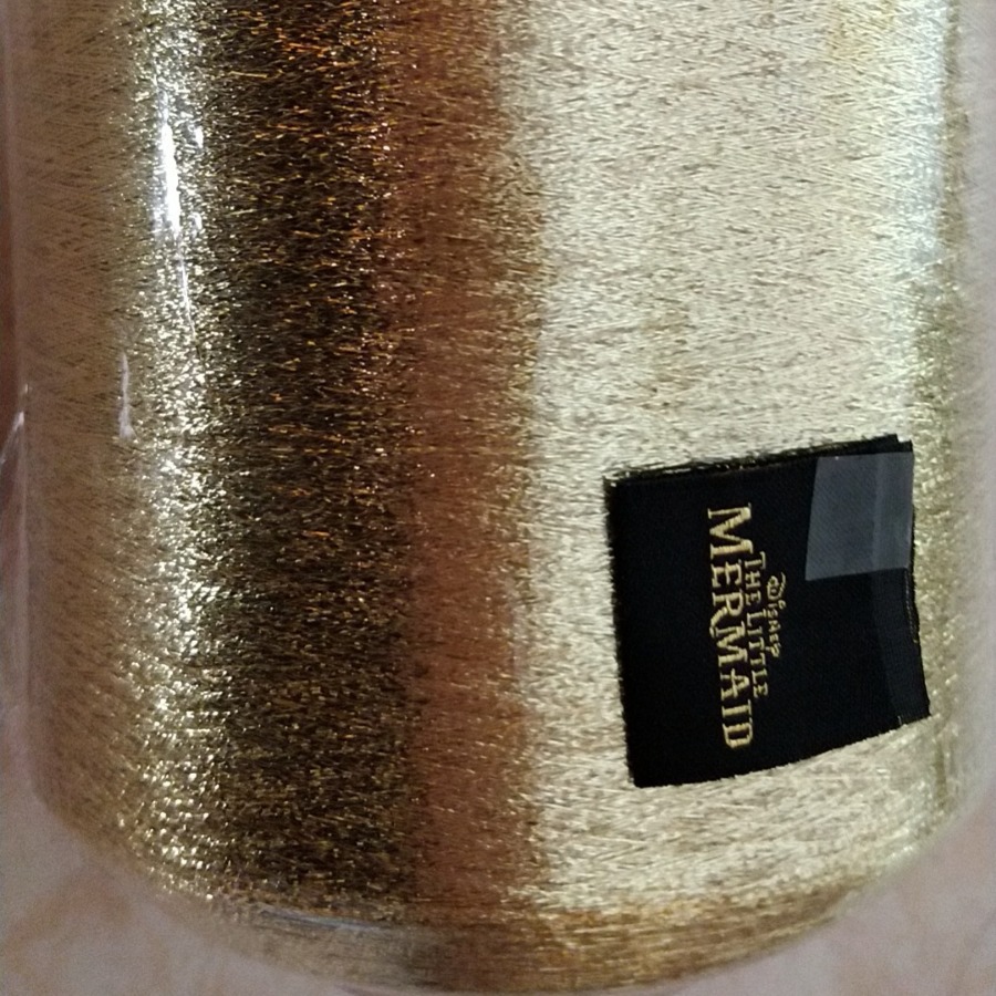 金红线合纺涤纶线宝石蓝片黑涤线拧合双色星点闪丝纺织布艺