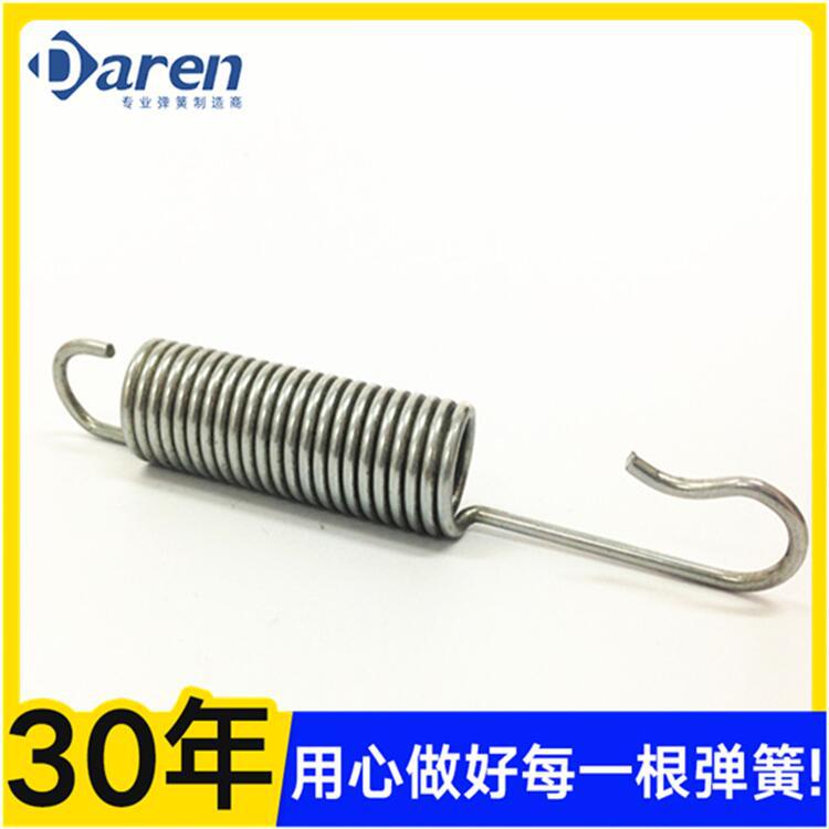定制弹簧线径0.3-2mm现货304不锈钢小拉簧带钩拉力拉伸弹簧高弹力