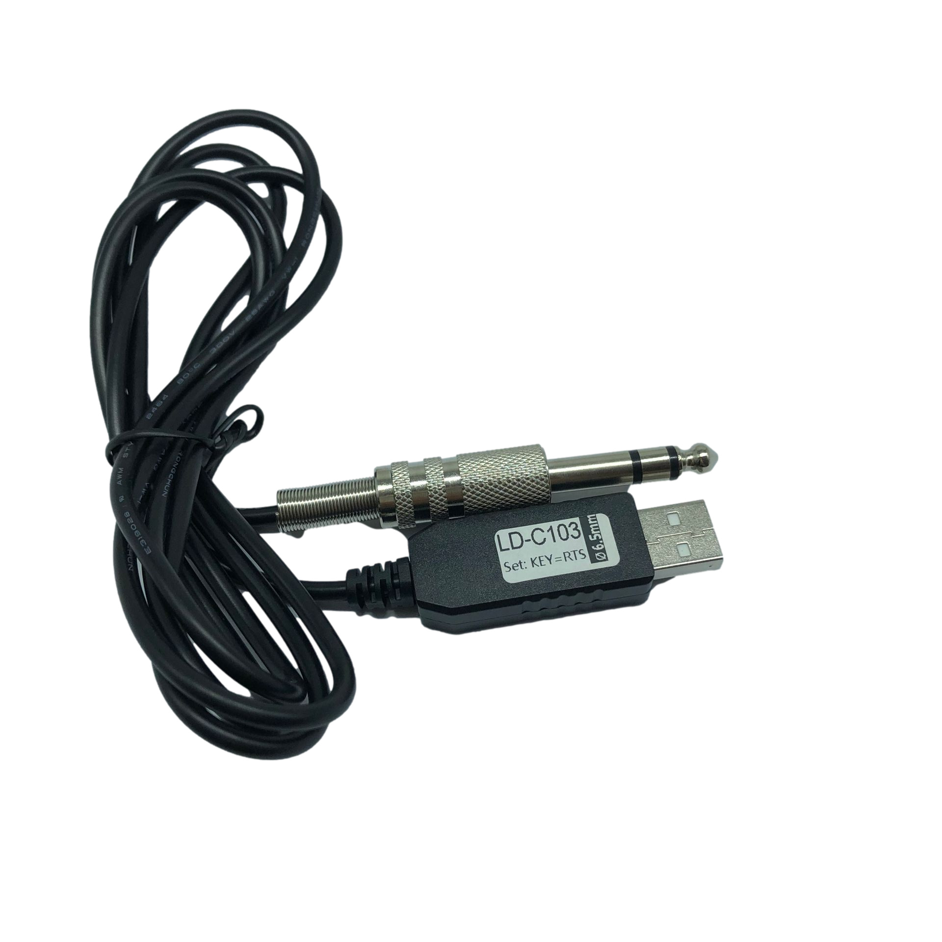 CW自动拍发模块电台/USB接口 6.5mm插头支持CwType、Hamradio软件