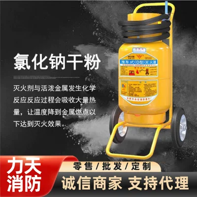 Vehicle fire extinguisher Class D fires, suitable for magnesium
