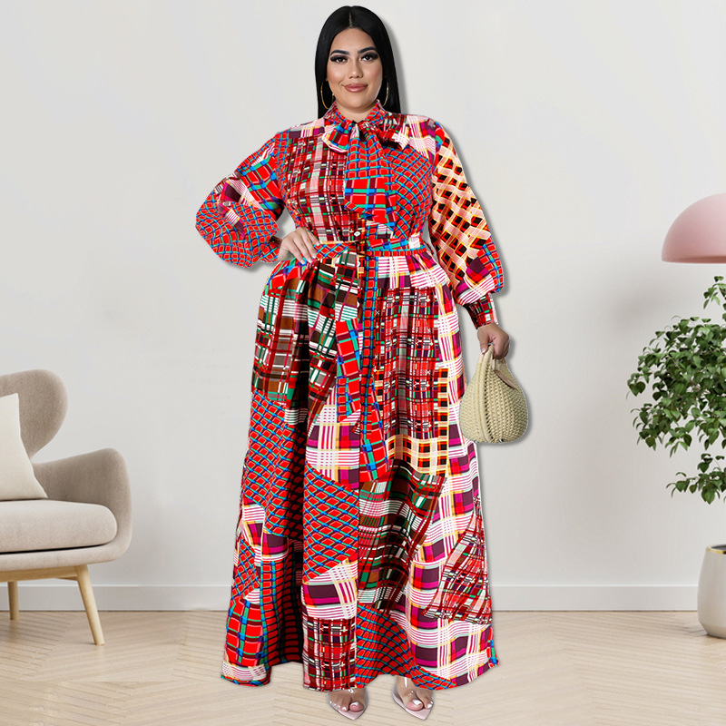 Women's Clothing Women's Plus Size Long Sleeved Collared Dress Style Autumn Clothing Long Sleeve For Formal & Casual For Women_ecoleips.com