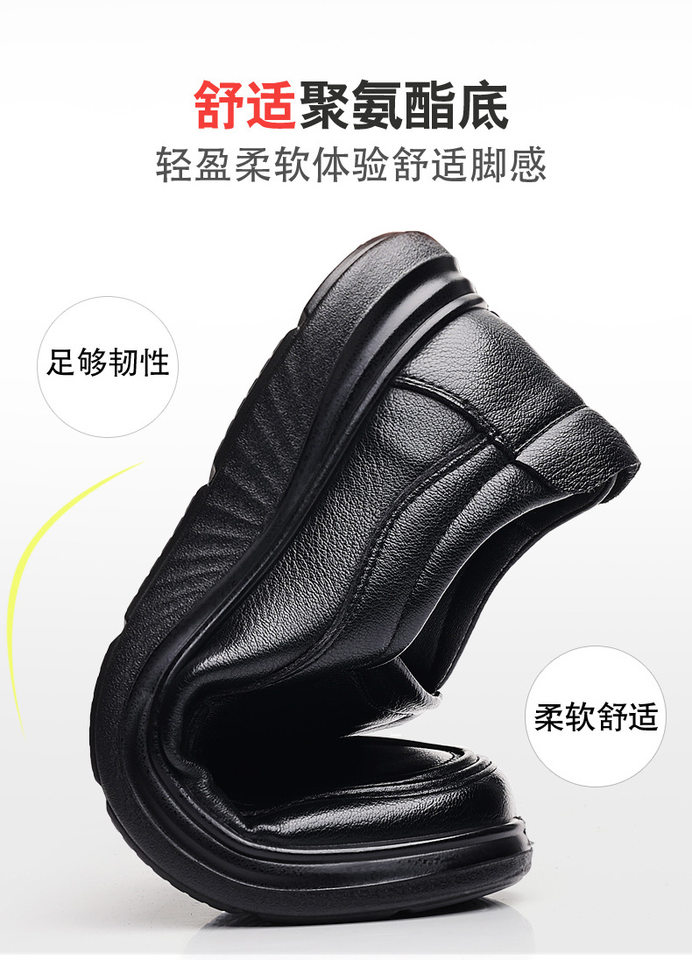 Giày lười nam da lộn mũi tròn gót thấp, đế mềm thoáng khí chống trượt — CS9562 màu nâu, CS9562 màu đen chi tiết 6