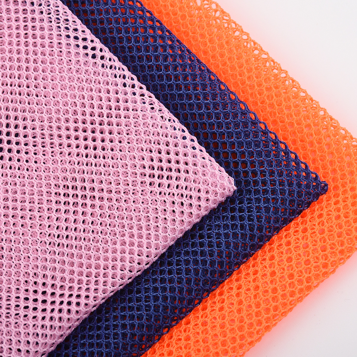 厂家现货K080小孔单层网眼布箱包鞋材帐篷圆孔经编全涤网布