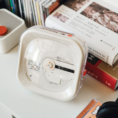 サイタリン/syitren R400 CDプレーヤーbluetooth CDマシンレトロリスニングアルバムウォークマン充電デスクトップ