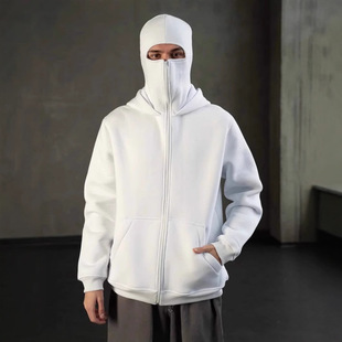 American Double Hood Sweatshirt Cross-Border Casual Cardigan Jacket Zipper Hoodie Amazon New Autumn and Winter Sports Jacket
