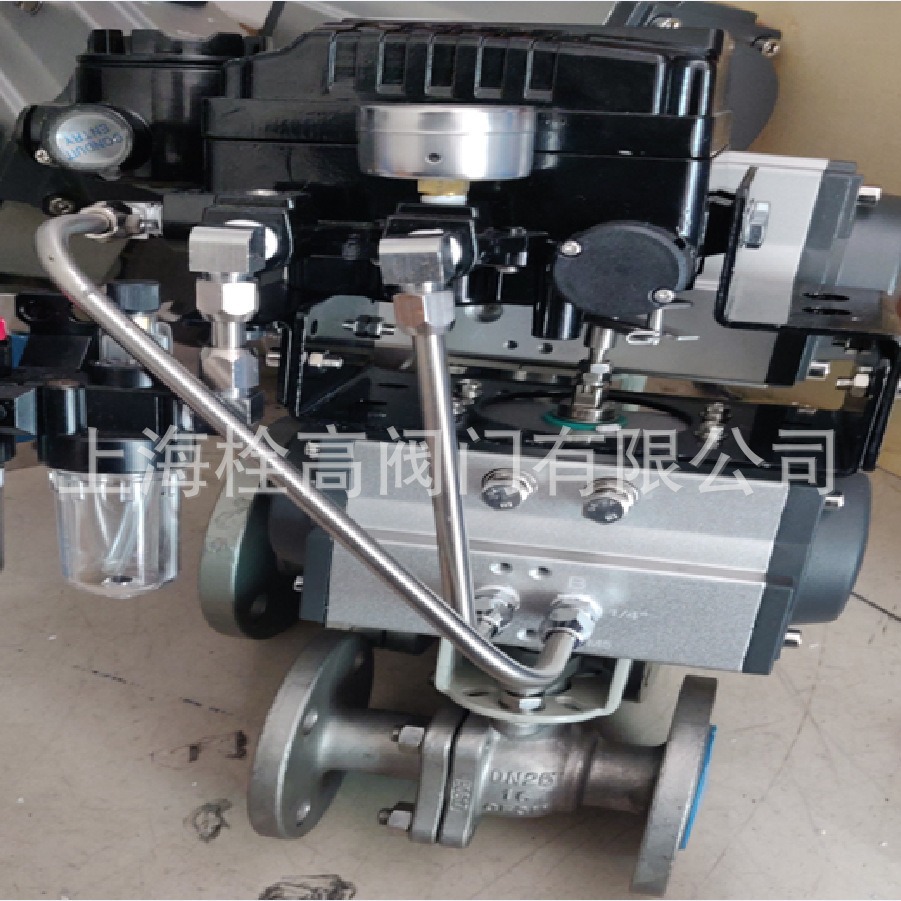 调节型气动球阀 D641F-16不锈钢调节型气动球阀 调节型气动衬氟阀