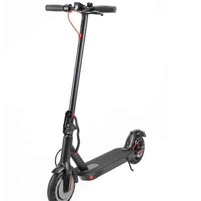 Cross-Border Wholesale of Xiaomi Foldable Electric Scooters for Teenagers, Bluetooth App, Adult Commuter Scooter (Qatlanan elektrik skuterlər) - black