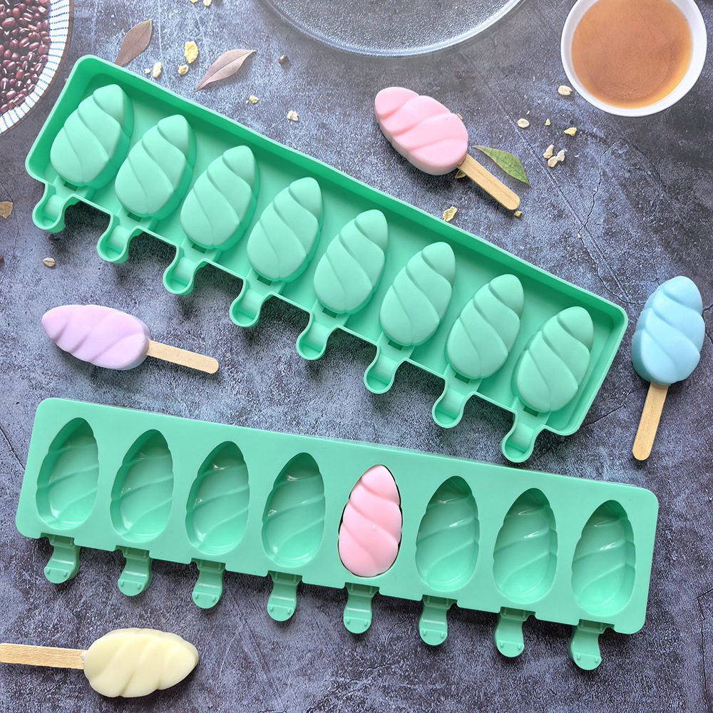 8 gotas de agua 498 helado helado silicona molde de hielo DIY pudín accesorios de pastel herramientas de horneado