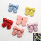 Color spray paint bow button high foot children's coat coat button DIY jewelry cartoon button 29mm