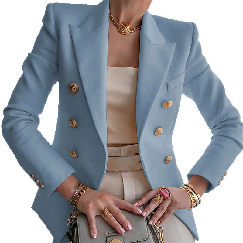Autumn solid classic suit jacket for leisure, (Cross-border trading), city style, Aliexpress, Amazon