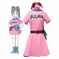 Японский аниме Dragon Ball girls девушка Lanqi Bulma Bumma Bi Di Likiki исполняет костюм для поддержки