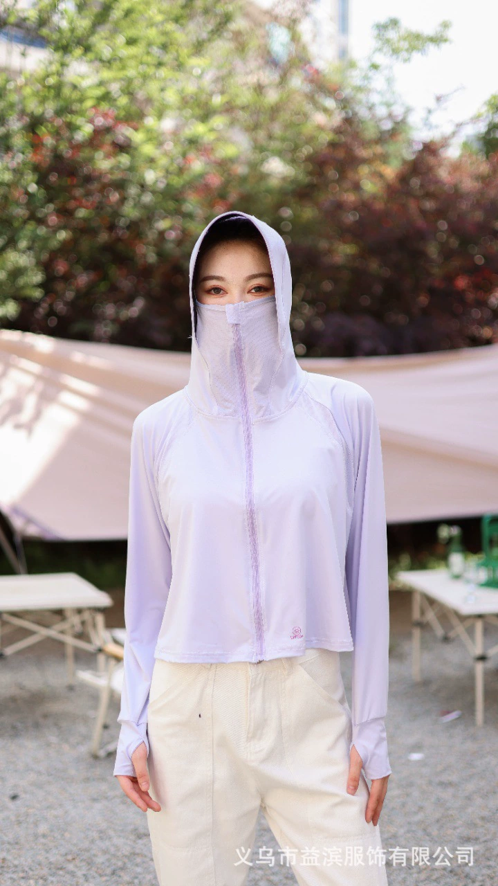 Красивая Silk солнцезащитная одежда с капюшоном, тонкая спортивная летняя мужская длинная куртка