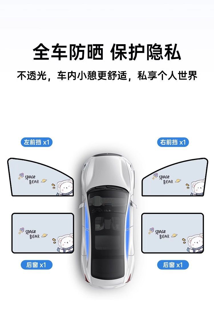 Car Window Sunshade Curtain, Car Side Window Curtain, Baby Car Sunshade, Magnetic Privacy Screen for Children in the Car