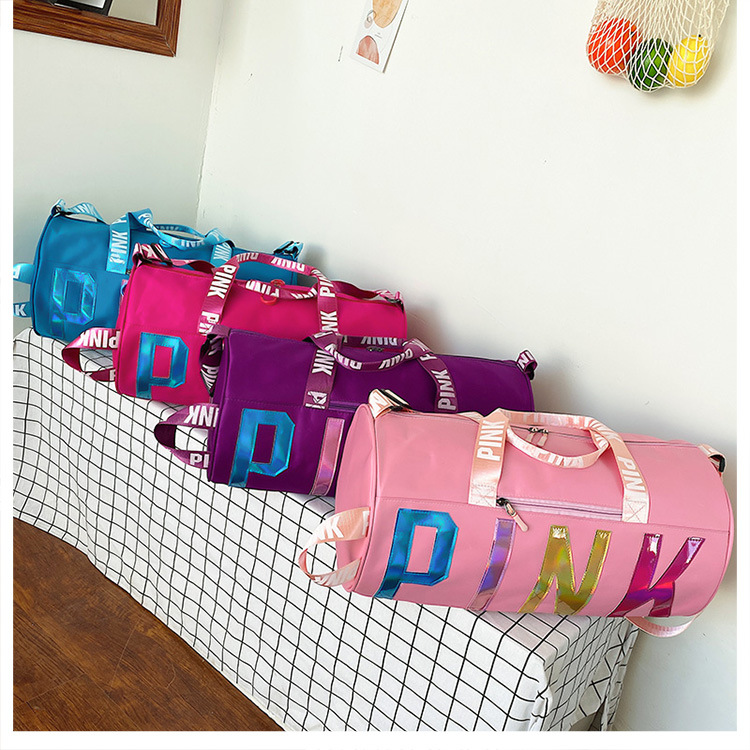 Women's Fashion Letter Nylon Waterproof Travel Bags display picture 4