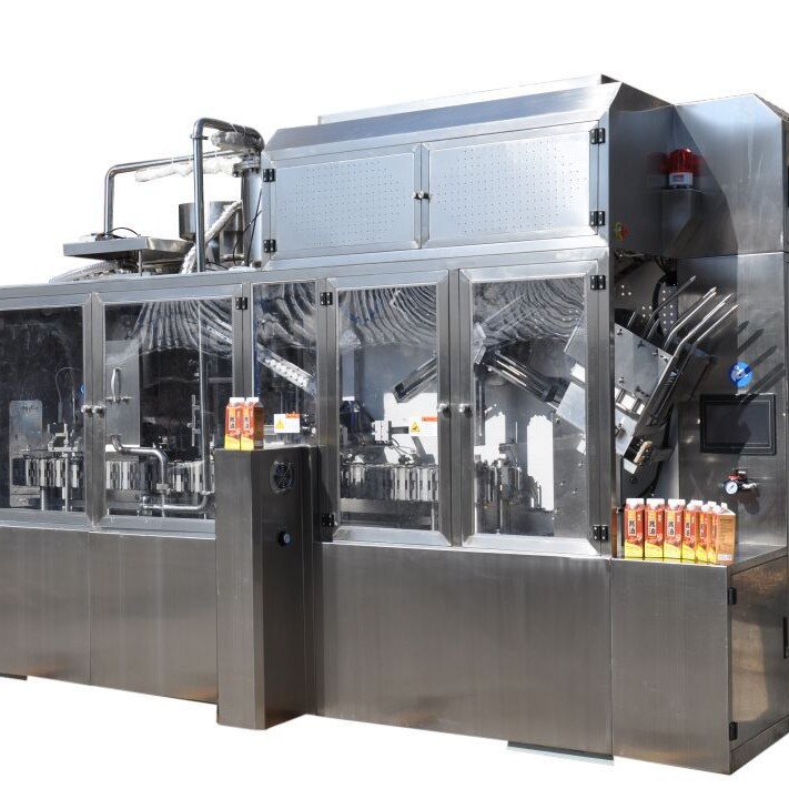 洗涤液纸盒灌装机全自动北亚生产屋顶包灌装设备